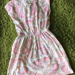 Gap Kids Colorful Butterfly Front Pocket Dress